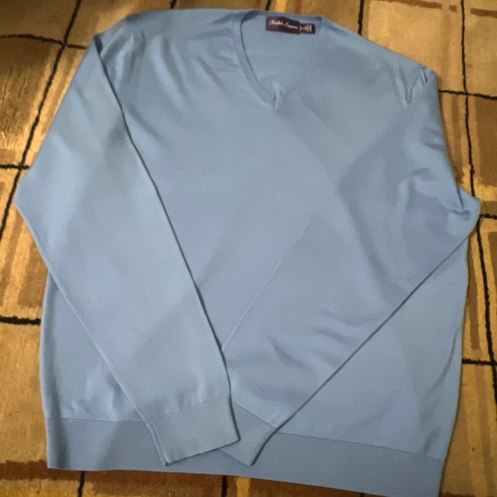 RALPH. LAUREN. V. NECK. SWEATER